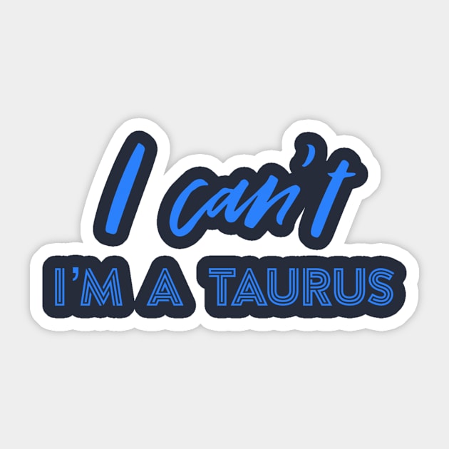 Funny Taurus Sticker by Sloop